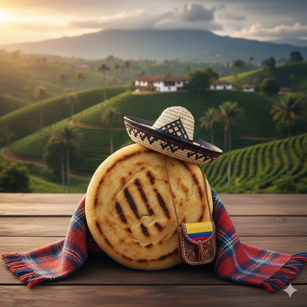 Losquejoden1's tweet image. "La arepa será suya" dicen los venezolanos para ir al mundial 2026.

 ¡¡PERO SI LA AREPA YA ES NUESTRA!!  😎🇨🇴 💛💛💙❤️ #ConLaTricolorPuesta