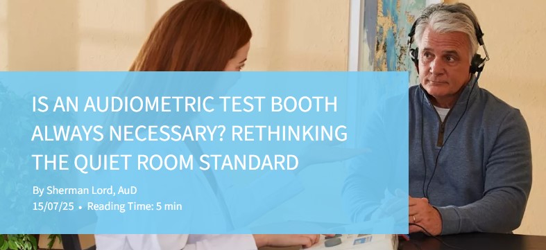 Can hearing thresholds down to 0 dB HL be accurately measured without a traditional audiometric booth? As hearing care expands into remote areas, it's time to rethink the role of controlled test environments. Learn more: grasonstadler.com/blog/audiometr…