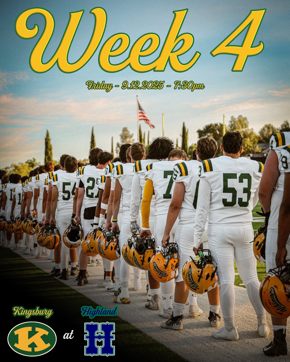 Vikings set sail for Bakersfield to take on the Scots of Highland High School this Friday at 7:30pm. Norseman 5pm. No Vikings Down!