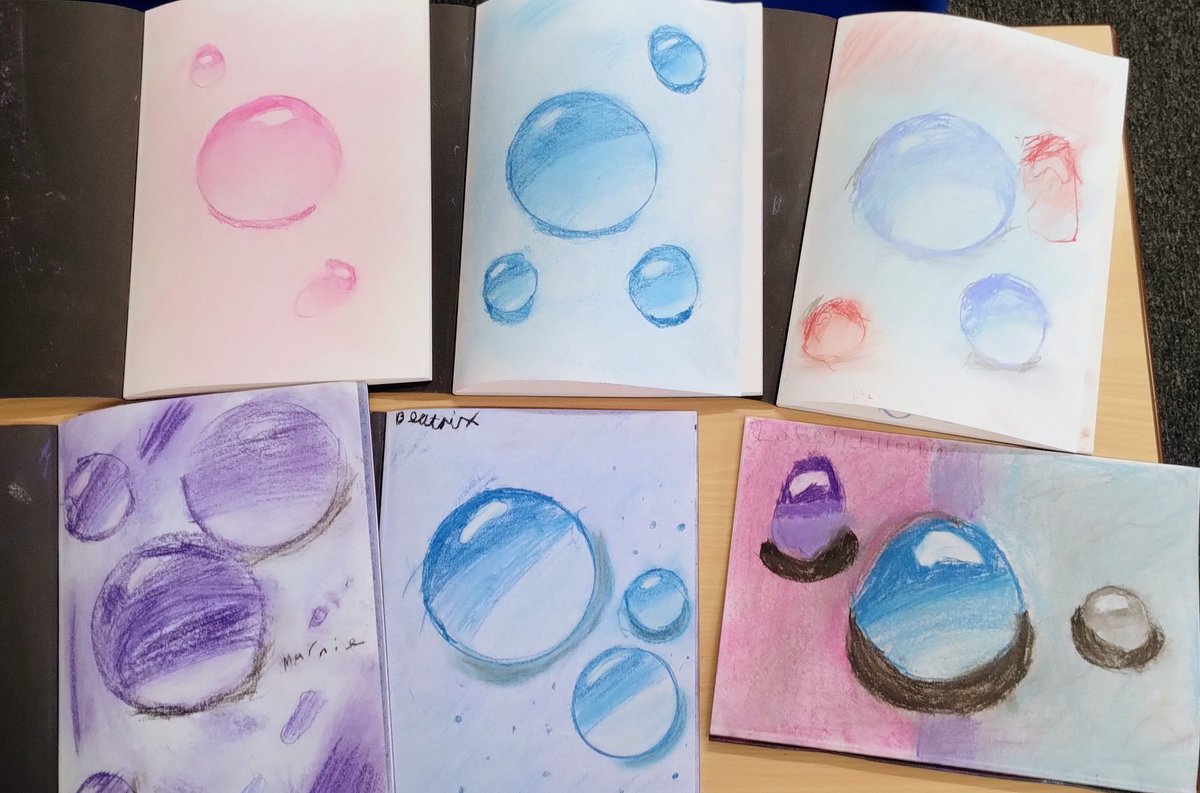 An amazing start to Art Club with some talented Y4s and Y5s. We're very pleased with our water droplets. #carrstars #creative