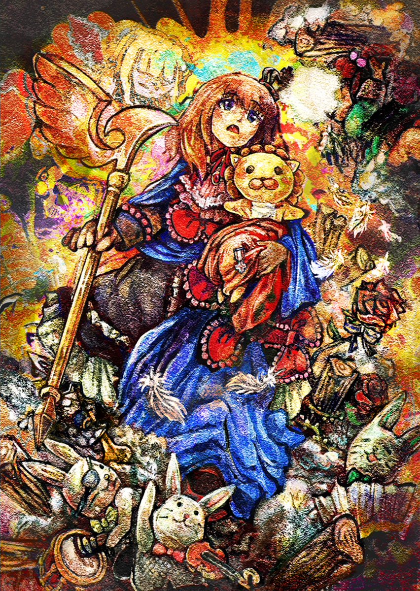 🇬🇧 I read Umineko a little ago really, but I was amazed with its characters. 
I expected a lot I would love Beato, but the real surprise was feeling me so close and identified with María.

So little and the most wise breaking the chain of toxicity in the generational trauma.