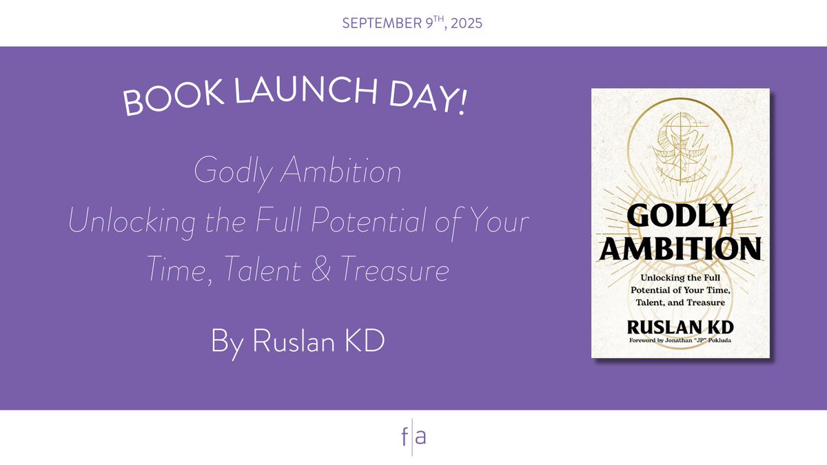 📚 NEW BOOK RELEASE 📚

Fedd Agency Author, <a href="/RuslanKD/">Ruslan</a>'s "Godly Ambition" is out now! 🎉🙌

Get your copy here: amzn.to/4mUlbld

#TheFeddAgency #FeddBooks