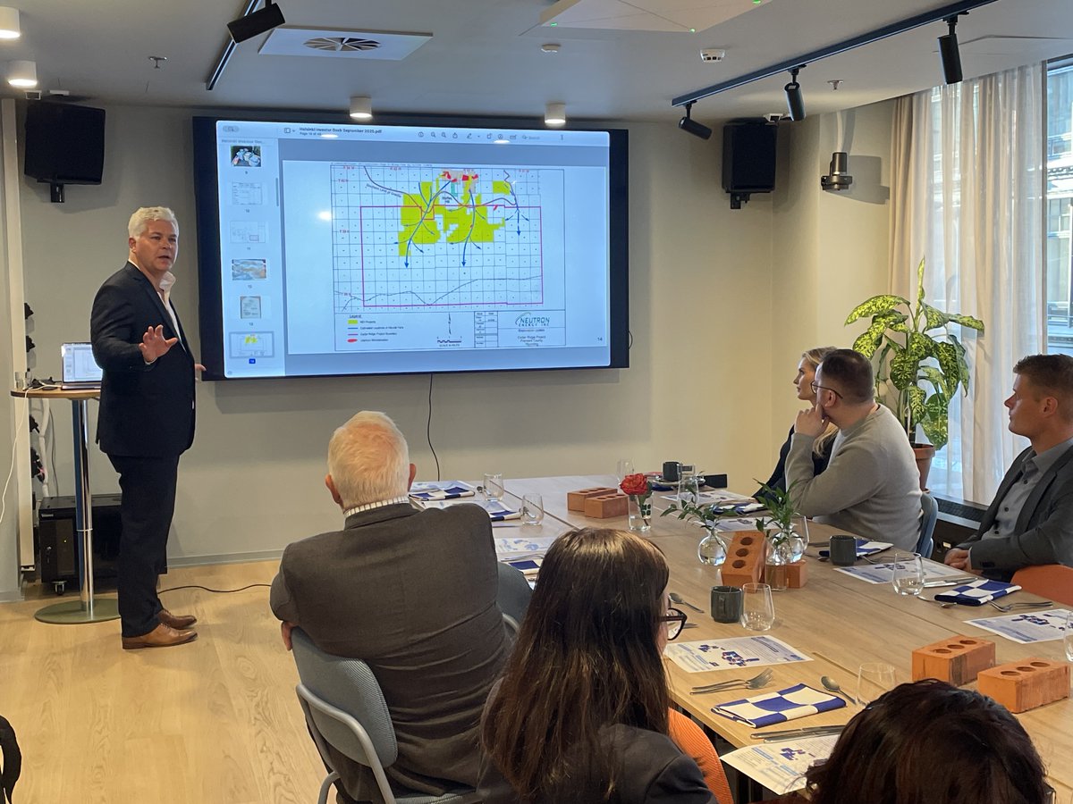 A refreshing reminder of Myriad Uranium's $M $MYRUF operations, showcased by CEO Thomas Lamb for a Finnish based audience yesterday 8th of Sept in Helsinki, Finland

Slowly but surely Copper Mountain Project is transforming from a forgotten and ignored piece of wilderness into
