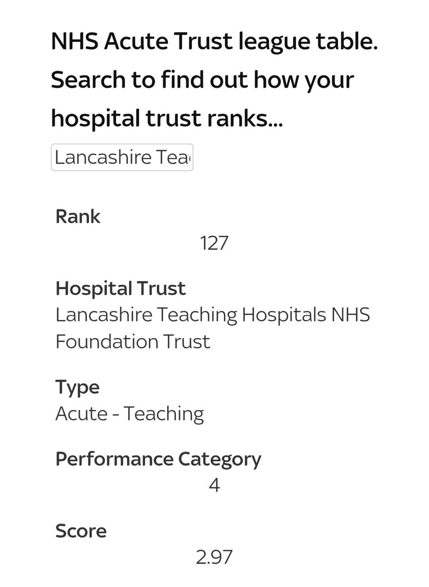 Daz Hughlock (@neo2daz) on Twitter photo Interestingly <a href="/LSCICB/">Lancashire and South Cumbria ICB</a> are silent on the governments recent categorizing of performance, lancs in the worst cat (4) and ranked as one of the worst performing trust in the country. Why hasn't the CEO stood down immediately? Interestingly <a href="/LSCICB/">Lancashire and South Cumbria ICB</a> are silent on the governments recent categorizing of performance, lancs in the worst cat (4) and ranked as one of the worst performing trust in the country. Why hasn't the CEO stood down immediately?