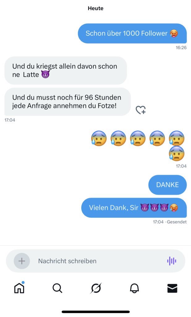 Ich nehme bis Samstag Abend ALLE Anfragen auf meinem privaten NSFW Zweitaccount an 😰 Bitte retweetet diesen Post und mein Nude mit face, damit es alle sehen 🥵🥵🥵🥵

➡️ <a href="/NTLmaterial/">NTLmaterial</a> 

#exposeme #fag