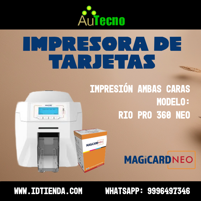 Autecno's tweet image. Impresora de credenciales #Magicard modelo #360 #NEO version en ambas caras, ideal para impresión de grandes volumenes con la mejor calidad de impresión de Magicard.

¡Recuerda que al cotizar, recibes tu descuento!
Link: impresoradecredenciales.com/products/3652-…...