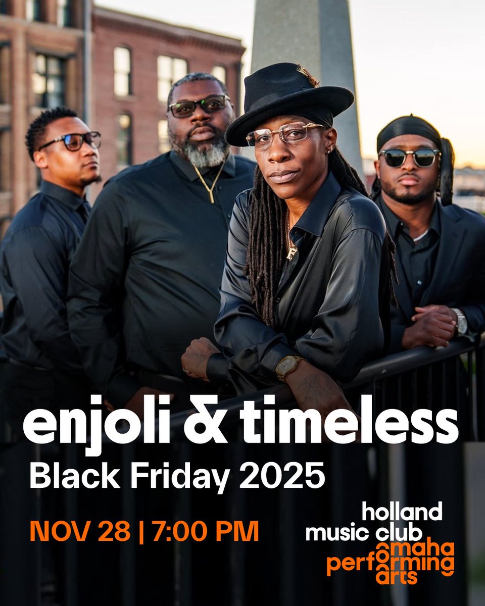 operformingarts (@operformingarts) on Twitter photo JUST ANNOUNCED π π
<a href="/EnjoliTimeless/">Enjoli & Timeless</a> are coming to the Holland Music Club on Nov. 28 π€
π« Tickets start at $20 go on sale this Fri. Sept. 12 at 12 PM at bit.ly/47SZs8X JUST ANNOUNCED π π
<a href="/EnjoliTimeless/">Enjoli & Timeless</a> are coming to the Holland Music Club on Nov. 28 π€
π« Tickets start at $20 go on sale this Fri. Sept. 12 at 12 PM at bit.ly/47SZs8X