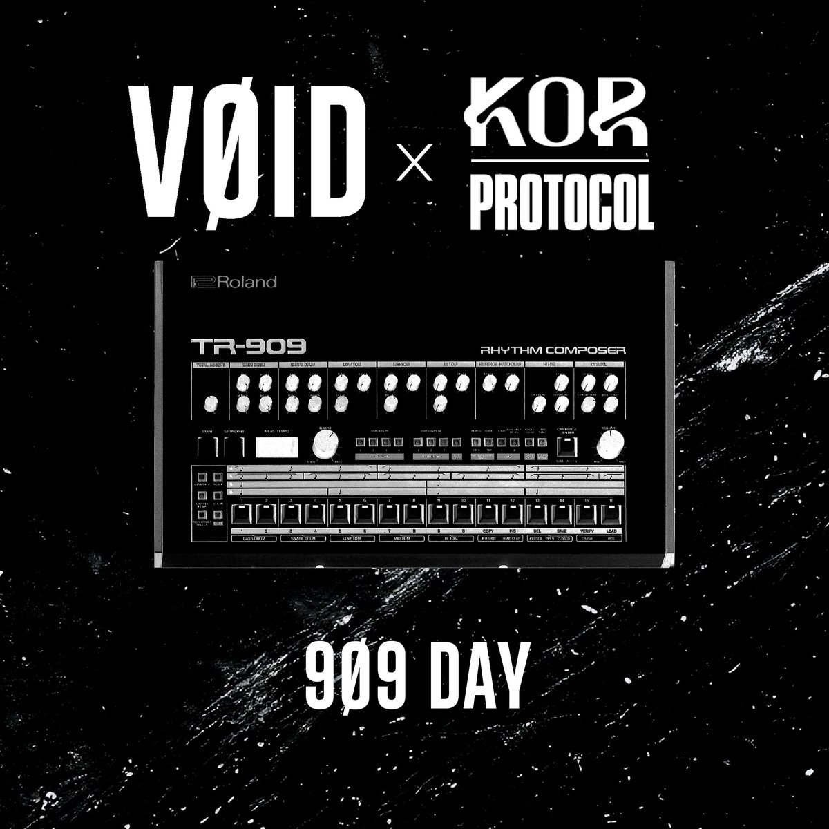VOID_experience's tweet photo. VØID x KOR - 9Ø9 Day has started! 🚨

Join @steev_ofc now for a 2-hour techno rave!

Scan the QR code on-screen to claim your exclusive @VOID_experience x @KorProtocol POAP to unlock perks &amp; discounts for our upcoming @KORUS_AI pack!

Enter here👇
https://t.co/qdWdnwd3XD https://t.co/G0ILjn7kwO