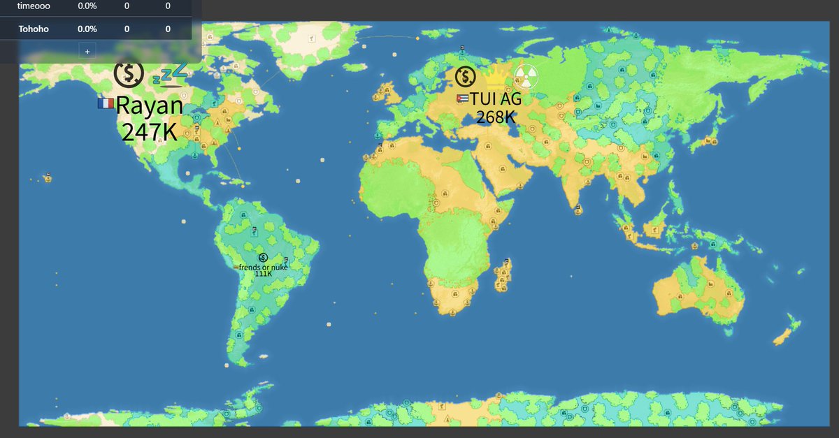 McCoyCrypto's tweet image. なんかもう核でこの世の終わりみたいになっとる((((；ﾟДﾟ))))
なおワイはこの直前で死亡している模様(≧◇≦)

#openfront