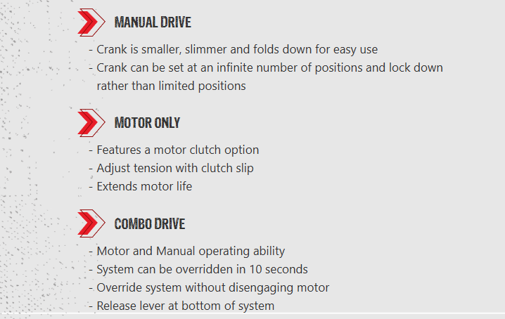tarpstop's tweet image. Meet the #FastSlide Cable System: built tough, built smart, &amp;amp; built for the road. Whether you roll with Manual, Motor Only, or the Combo Drive, FastSlide makes opening &amp;amp; closing your #tarpsystem quick, smooth, and watertight. Innovative &amp;amp; #TarpstopTough 💪🏽