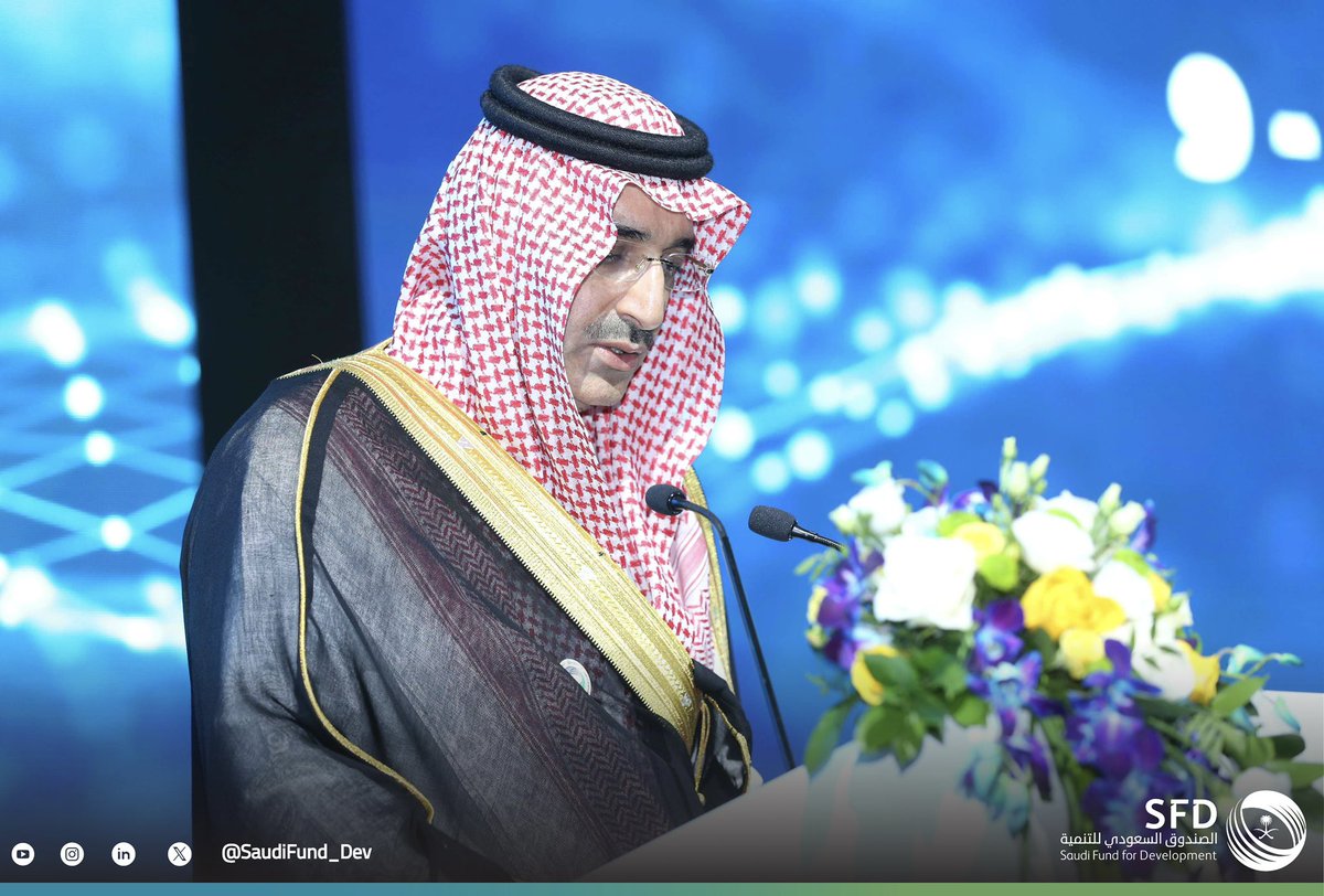SaudiFund_Dev's tweet image. #Bahrain | #SFD CEO, Mr. Sultan Al-Marshad, delivered a keynote speech at a panel discussion titled “SUSTAINABLE FINANCING: Advancing Investment &amp;amp; Growth for a Green Economy”, during the Global Water, Energy and Climate Change Congress #GWECCC in the Kingdom of Bahrain.…