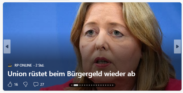 Gans rÆchtZ© Dunjas Messerstecher (@ideologyfree) on Twitter photo Union rüstet beim Bürgergeld wieder ab
😂😂😂
Sie will im Einvernehmen mit der SPD jetzt nur noch solche Regeln verschärfen, die im Koalitionsvertrag bereits vereinbart worden sind.
<a href="/bundeskanzler/">Bundeskanzler Friedrich Merz</a> #linnemann
Ich habe ja schon viele Luschen gesehn ...
🤦♂️🤦♂️🤦♂️ Union rüstet beim Bürgergeld wieder ab
😂😂😂
Sie will im Einvernehmen mit der SPD jetzt nur noch solche Regeln verschärfen, die im Koalitionsvertrag bereits vereinbart worden sind.
<a href="/bundeskanzler/">Bundeskanzler Friedrich Merz</a> #linnemann
Ich habe ja schon viele Luschen gesehn ...
🤦♂️🤦♂️🤦♂️