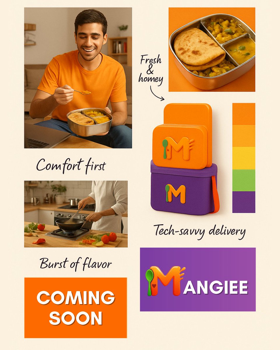 MangieeFoods's tweet image. Homey Dreamy Meals are Coming 😋

Comfort Food? Check ✅ 
Flavours? Check ✅ 
Home made? Check ✅ 
Cooking at home? ... Err
Mangiee? Check ✅✅ 

Mangiee is coming 🫡
Stay tuned 😏

#mangiee #kitchenowners #kitchencommunity #cookwithloveindia
#indianmealsathome #students