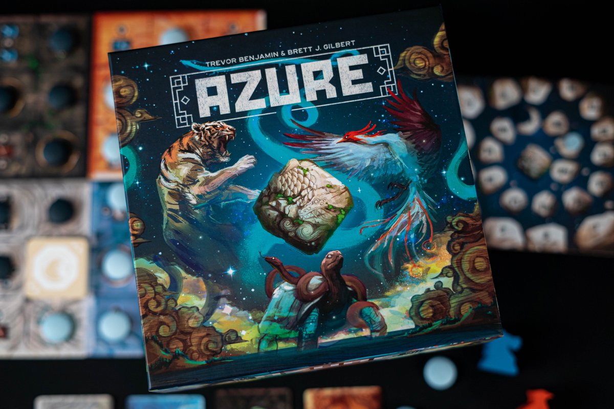 Today we're sharing a Publisher Diary + Photos for Azure! Learn about the development history and inspiration for this elegant 2-player game. (Launching on Kickstarter in two weeks!)

boardgamegeek.com/thread/3573732…