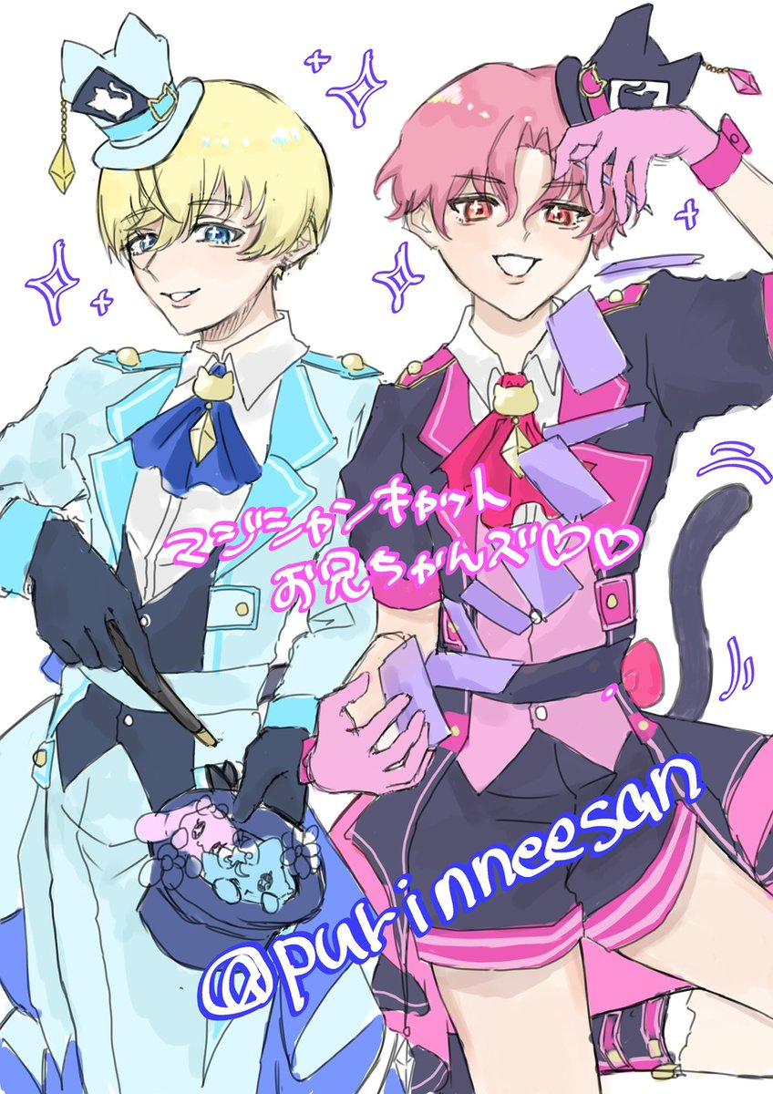 マジシャンキャット兄ｽﾞ🐈‍⬛✨（雑描）