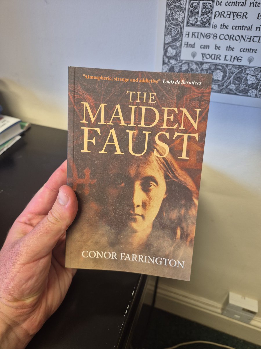 Very pleased to receive a copy of this by <a href="/ConorFarrington/">Conor Farrington</a>. I look forward to reading it when I catch my breath: a retelling of Faust set in 1840s Cambridge...