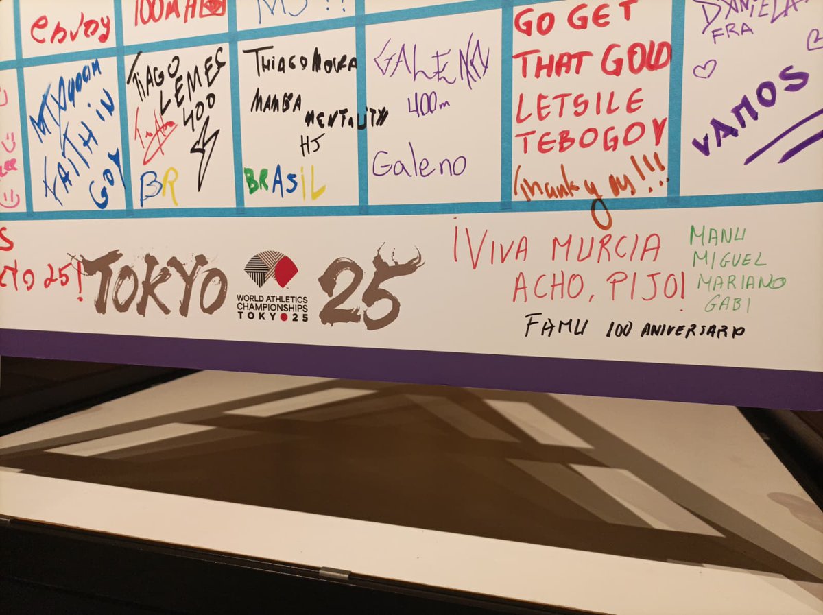 💯 𝗘𝗹 𝗰𝗲𝗻𝘁𝗲𝗻𝗮𝗿𝗶𝗼 𝗙𝗔𝗠𝗨, 𝘁𝗮𝗺𝗯𝗶𝗲́𝗻 𝗲𝗻 𝗽𝗿𝗲𝘀𝗲𝗻𝘁𝗲 𝗲𝗻 𝗲𝗹 𝘁𝗮𝗯𝗹𝗼́𝗻 𝗱𝗲 <a href="/WATokyo25/">東京2025世界陸上/World Athletics Championships Tokyo 25</a> 🇯🇵

🫶 GRACIAS <a href="/manuathleo/">Manuel Bermúdez</a> | <a href="/MA_LopezNicolas/">Miguel Ángel López</a> | <a href="/marianoobst97/">Mariano García</a> | <a href="/GabiLorente/">Gabi Lorente</a>
