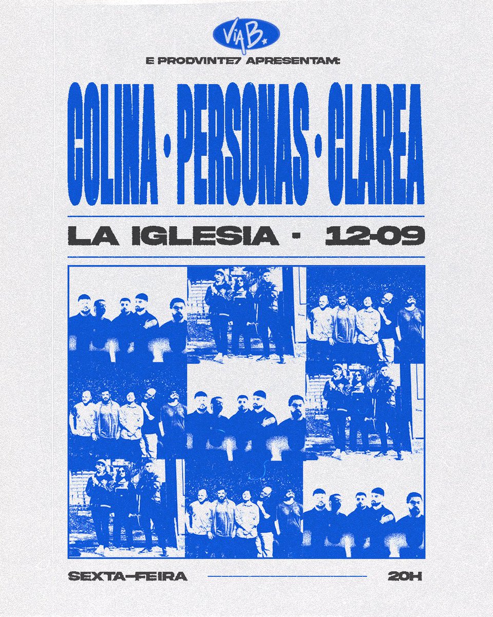 Olá amigos! Passando pra lembrar que essa sexta-feira tocamos no La Iglesia aqui em SP com Colina e Personas! Vamos nessa???

Ingressos: fastix.com.br/events/colina-…
