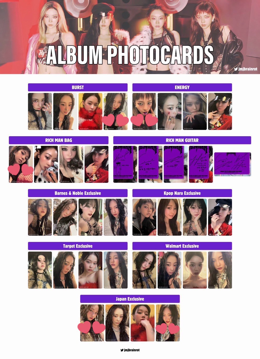 aespa ニンニン RichMan ポップアップ限定 バッグ トレカ