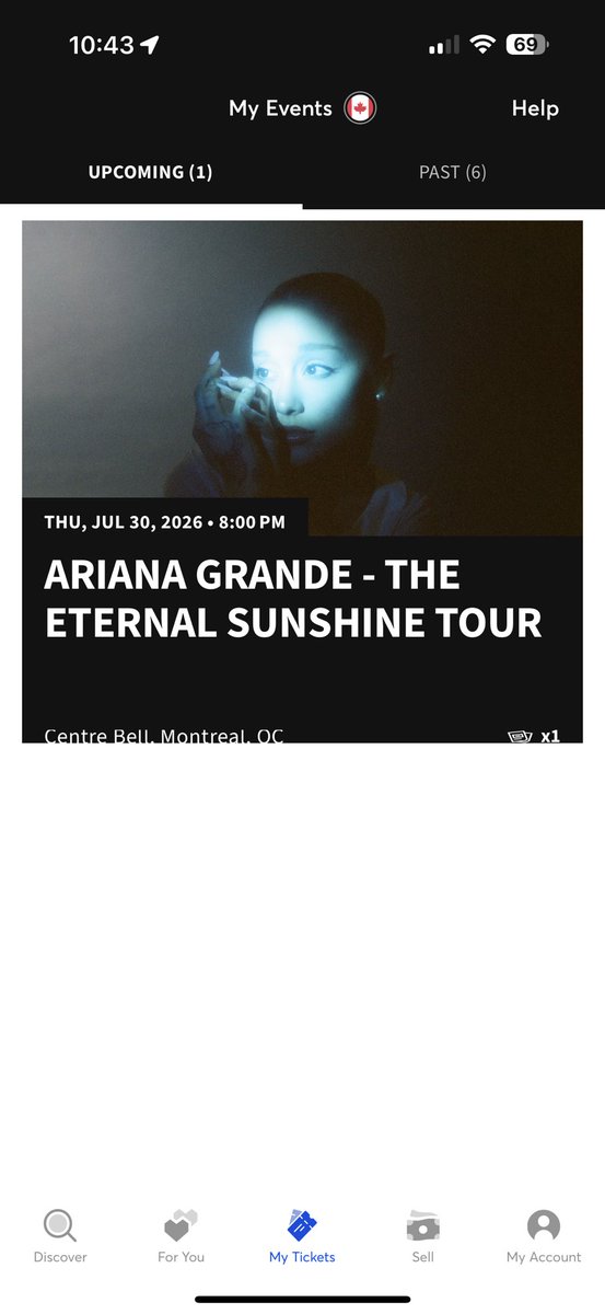i’m seeing ariana next year in montreal😭