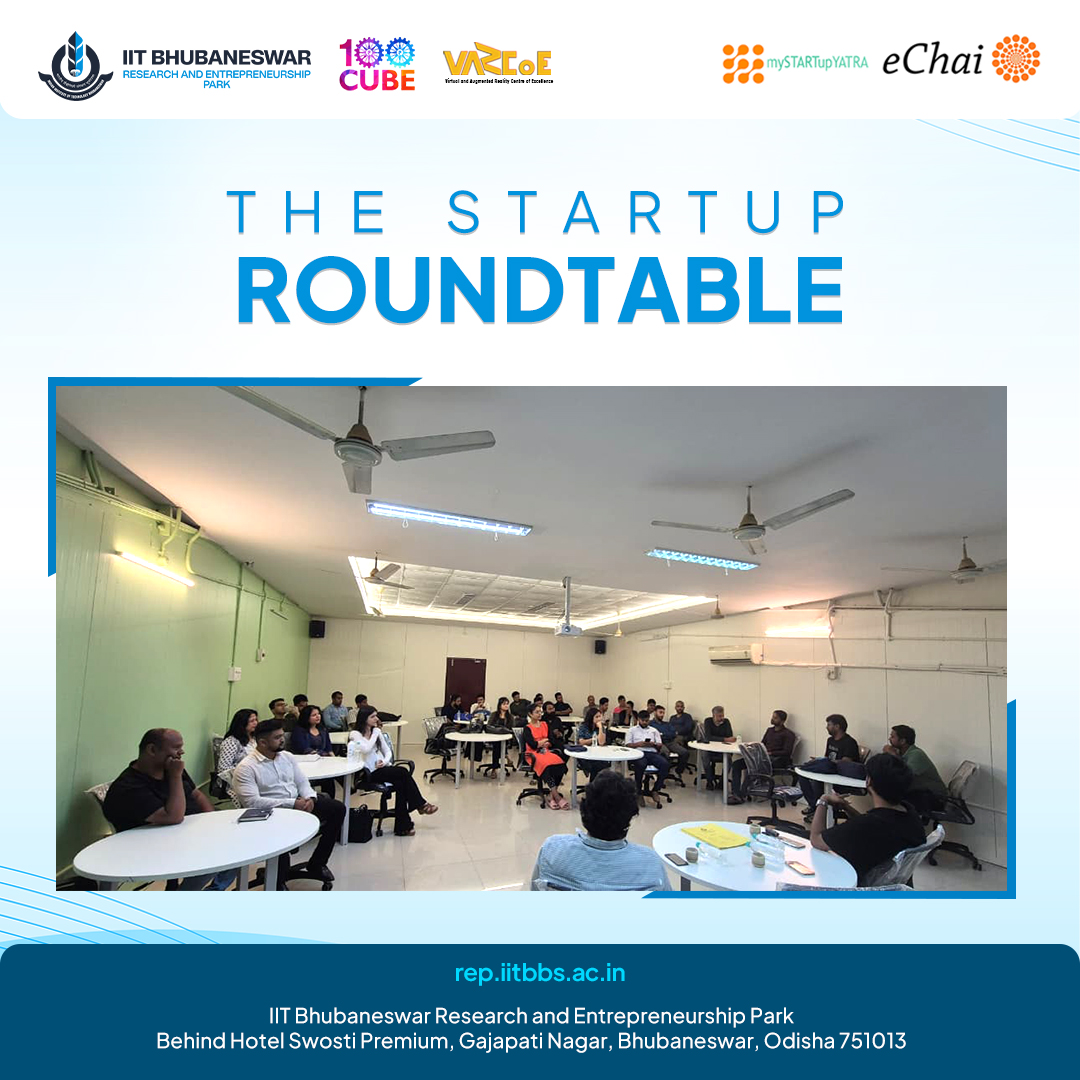 IITBBSRREP's tweet image. On 6 Sept, @IITBBSRREP , with @mystartupyatra  &amp;amp; @eChaiVentures , hosted The Startup Roundtable 🚀
🔹 Startup visits
🔹 MoU signed
🔹 Open forum with founders
A day of collaboration &amp;amp; innovation!
#IITREP #StartupRoundtable