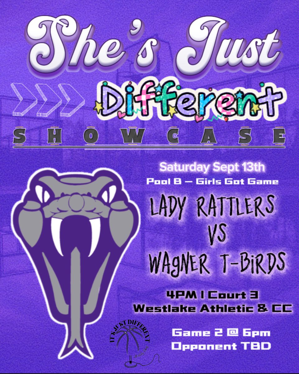 Lady Rattler Womens Basketball (@ladyrattlerwbb) on Twitter photo We will be competing in the Sheโs Just Different Showcase this Saturday in Austin. Excited to get our fall ball play underway. <a href="/itsjustdiffpod/">Itsjustdifferentpod</a> We will be competing in the Sheโs Just Different Showcase this Saturday in Austin. Excited to get our fall ball play underway. <a href="/itsjustdiffpod/">Itsjustdifferentpod</a>