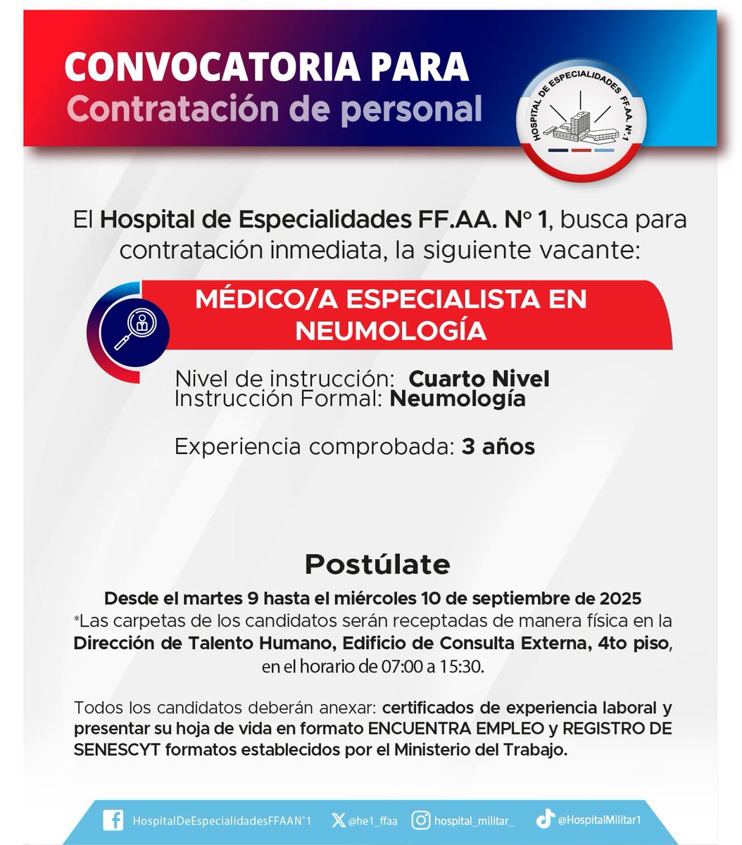 Hospital FF.AA No.1 tweet media