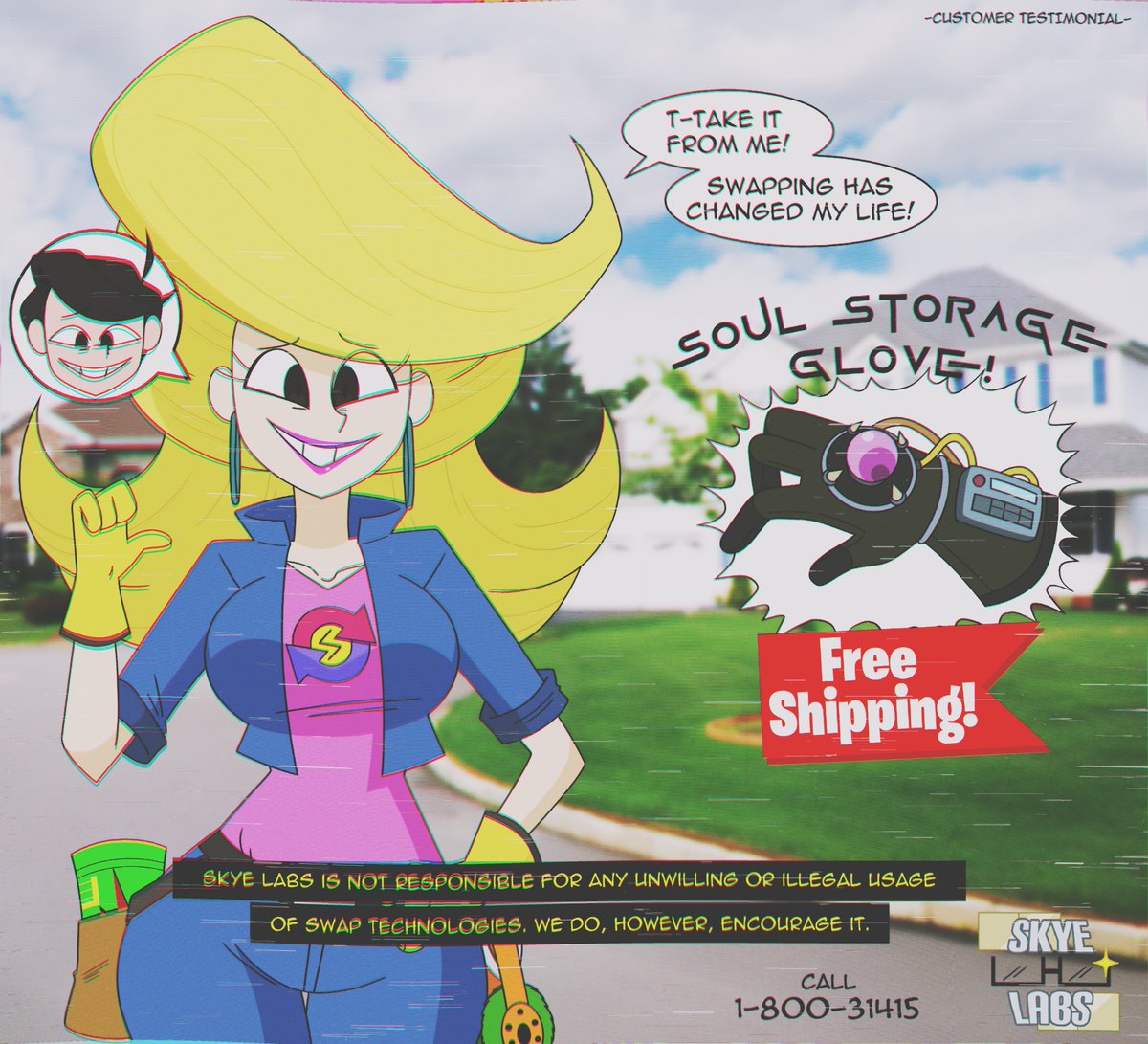 Some of you older swap-heads might recognize this commercial for Swap Products Dezzy starred in.

Many of you may not know that he once played the role of the fairly popular mascot, "Swapping Margaux."

This was his way of breaking into the swap sphere way back when!