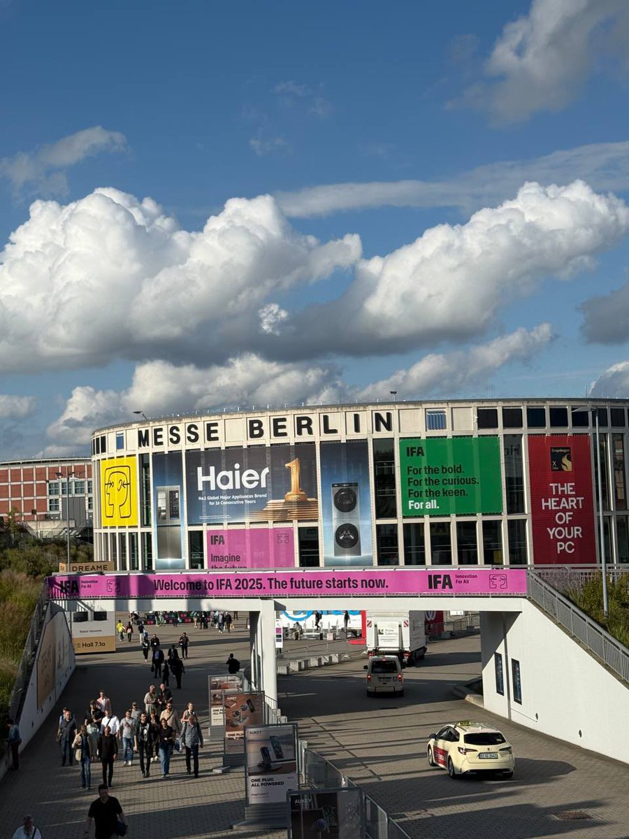 IFA Berlin 2025 ✓ @IFA_Berlin This was a new experience for us. We usually  go to crypto-focused events, but taking part in this global tech show gave  us fresh insights and new