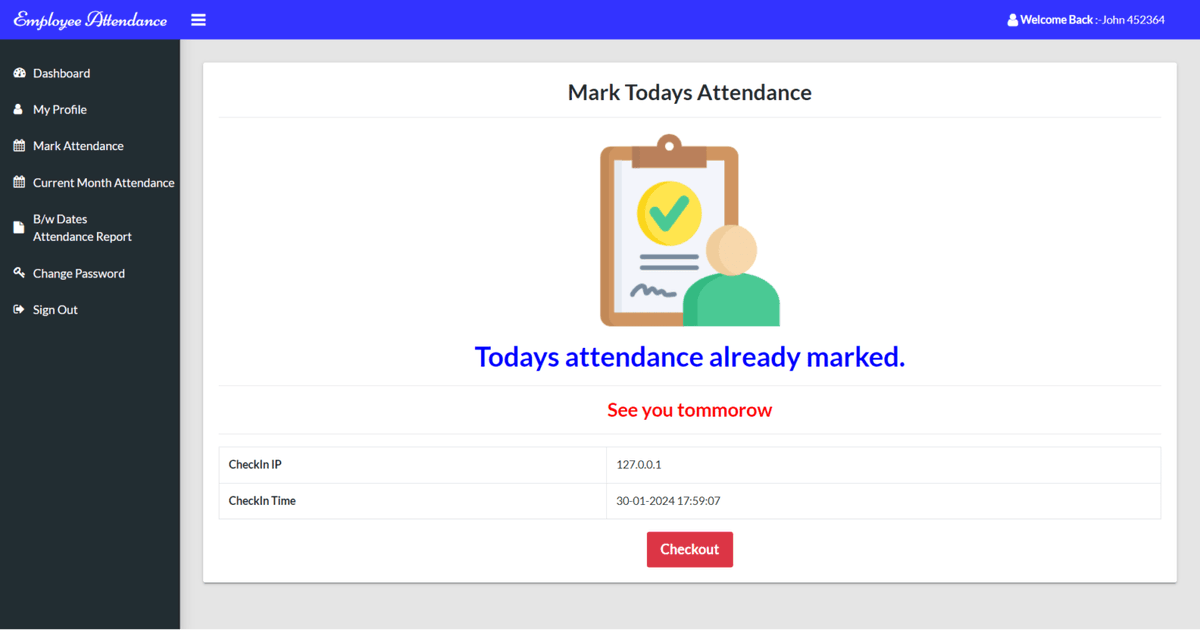 php_gurukul's tweet image. 🎓📘 Final Year College Project – Employees Attendance System using PHP & MySQL 🚀
📽️ Watch Demo Video: 👉 youtube.com/watch?v=dcXk1D…
📂 Download Source Code & Project Report: 👉phpgurukul.com/employees-atte…