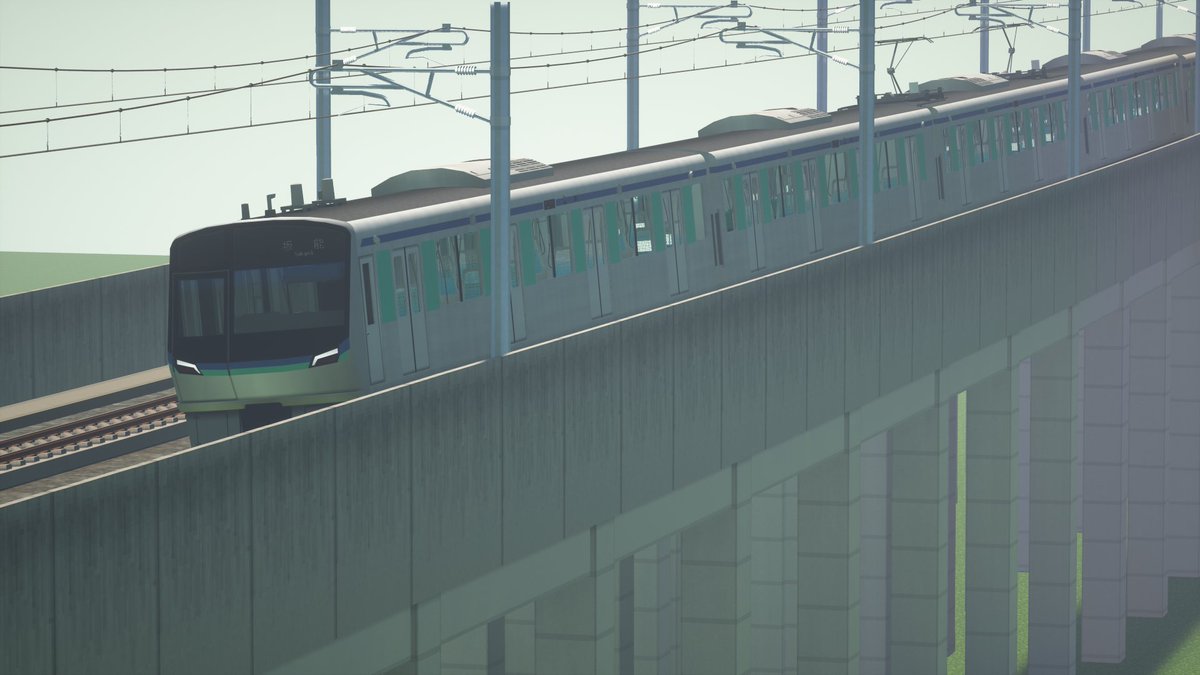 STL_MinaokaLine's tweet photo. STL坂川線 富丘原～石富町
#STL_Railway #STL_Line #RealTrainMod #RTM_SS #中東部鯖 https://t.co/J1RJbgYXR3