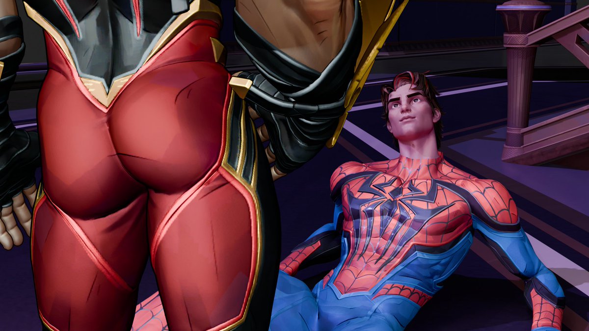 Peter and Lin in Wakanda after the Match 🤭 (SpideyFist 1)
#MarvelRivals #MarvelRivalsfanart #PeterParker #Spiderman #LinLie #IronFist #Blender #SFW