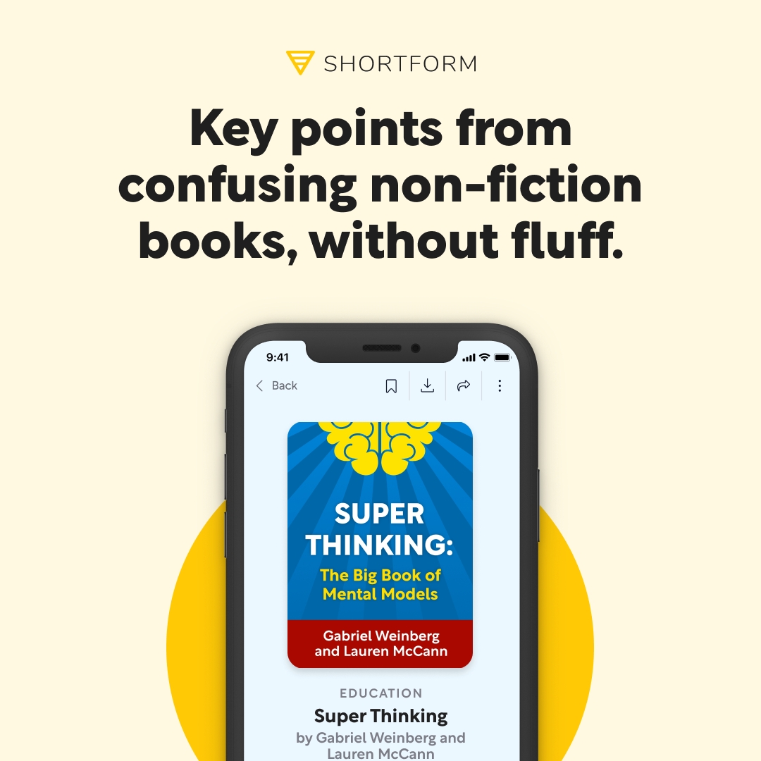 JeffreyFeldberg's tweet image. ⏱️ Time is precious, don&apos;t waste it on endless reading! ⏳ Shortform gives you the knowledge you need, fast. Master books in minutes &amp;amp; crush your goals, one insightful step at a time. 5 days free + 20% off! ➡️ iapdw.com/sf #timemanagement #motivationhacks