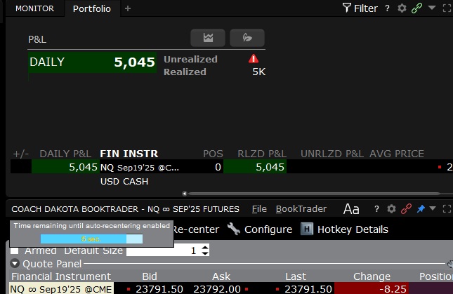 CoachDBA's tweet image. September is doing well!!

+$5,045 personal

Same market analysis and setup talked about live on @TopstepTV