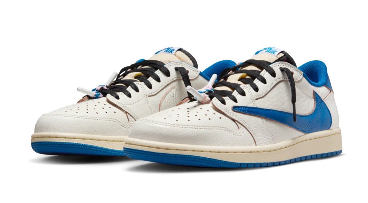 Travis Scott x Nike x FRAGMENT Air Jordan 1 Low OG SP “Sail
