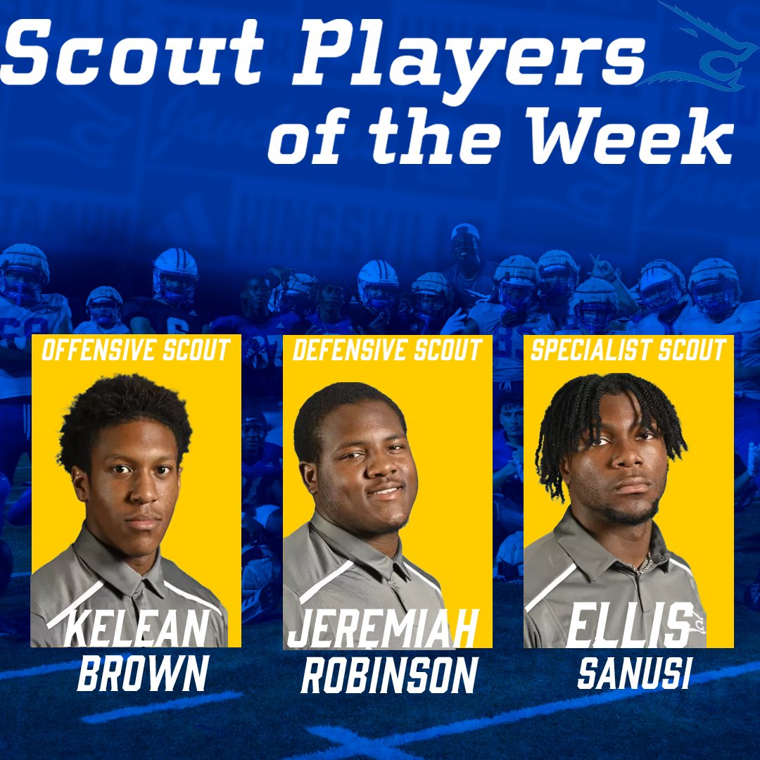 Helping the Hogs get ready for gameday, congrats to our Scout Team players of the Week!

#GoJavelinas #TTDB