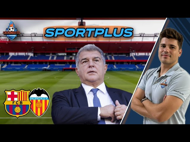 elchiringuitotv's tweet photo. ‼️¡DECISIÓN inminente del ESTADIO para el BARÇA-VALENCIA!

👇¡Vente a vivir toda la actualidad en #SportPlus con @nicorodrigz y todo el equipazo de @elchiringuitotv!

🔴 https://t.co/HFELrEgnHn
🔵 https://t.co/VWalUq9ufr
🟢 https://t.co/DbruoMQIe7
🟣 https://t.co/uy59B6u3qp https://t.co/cBQbe9ioYF