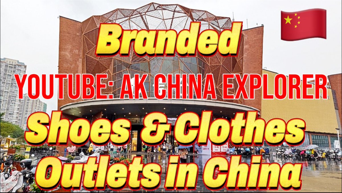 imAmjed's tweet photo. ORIGINAL BRANDED SHOES &amp; CLOTHES OUTLETS IN SHENZHEN - watch full video on my YouTube channel: AK CHINA EXPLORER https://t.co/6EBog5vp8a