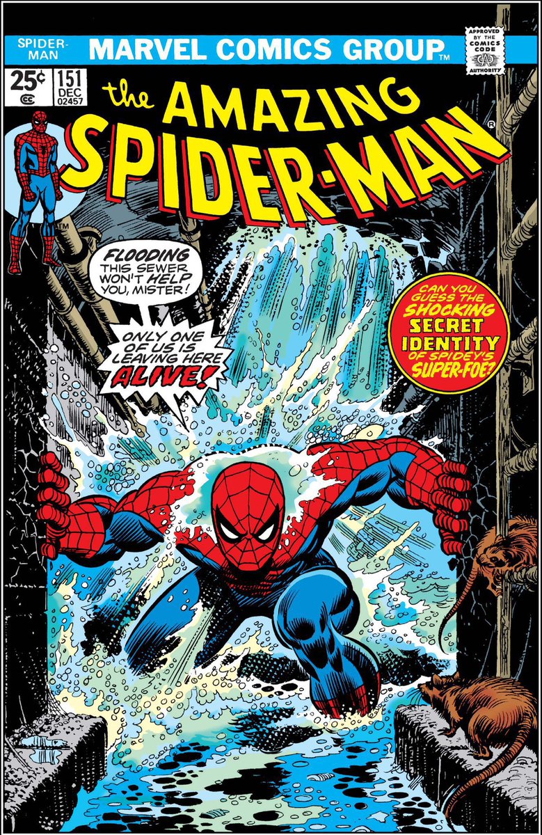 RackSpinner's tweet photo. Huge Marvel Drop! THE SPINNER RACK, Sept. 9, 1975! 1/3 https://t.co/Spc6UtJnxr