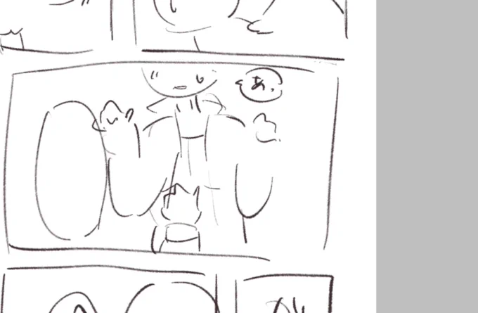 漫画で頑張ってみようと思ってラフ描きはじめました。
対よろ(飽きない限り) 