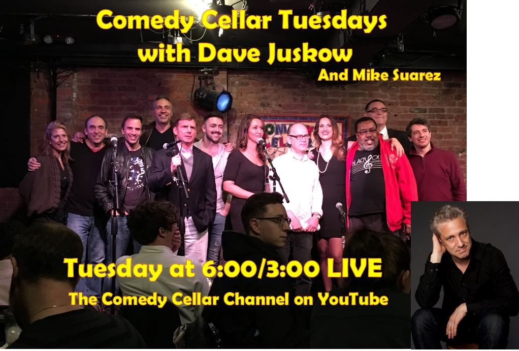 Get ready for action and adventure! 🎉 @Comedycellarusa Tuesdays are back with our favorite football season guest, <a href="/thenickgriffin/">nick griffin</a>. Tune in LIVE on YouTube at 6:00 p.m. (EST) with @davejuskow &amp; <a href="/MikeVSuarez/">Michael Suarez</a>. Watch here: shorturl.at/pXtUR #ComedyNight #LiveStream