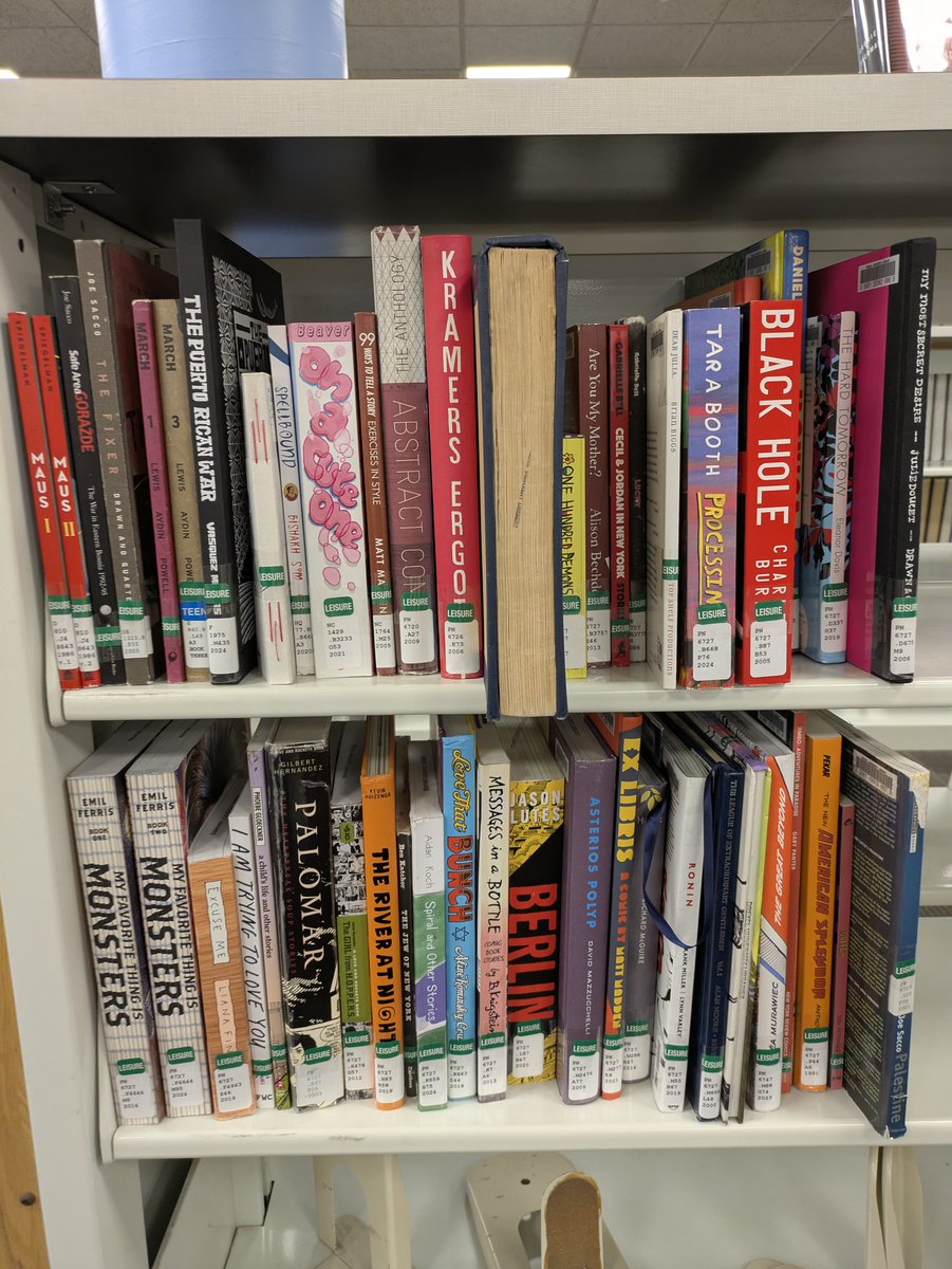 Catch up on leisure reading during the term break - we've got lots of books to choose from, plus comics and graphic novels too.