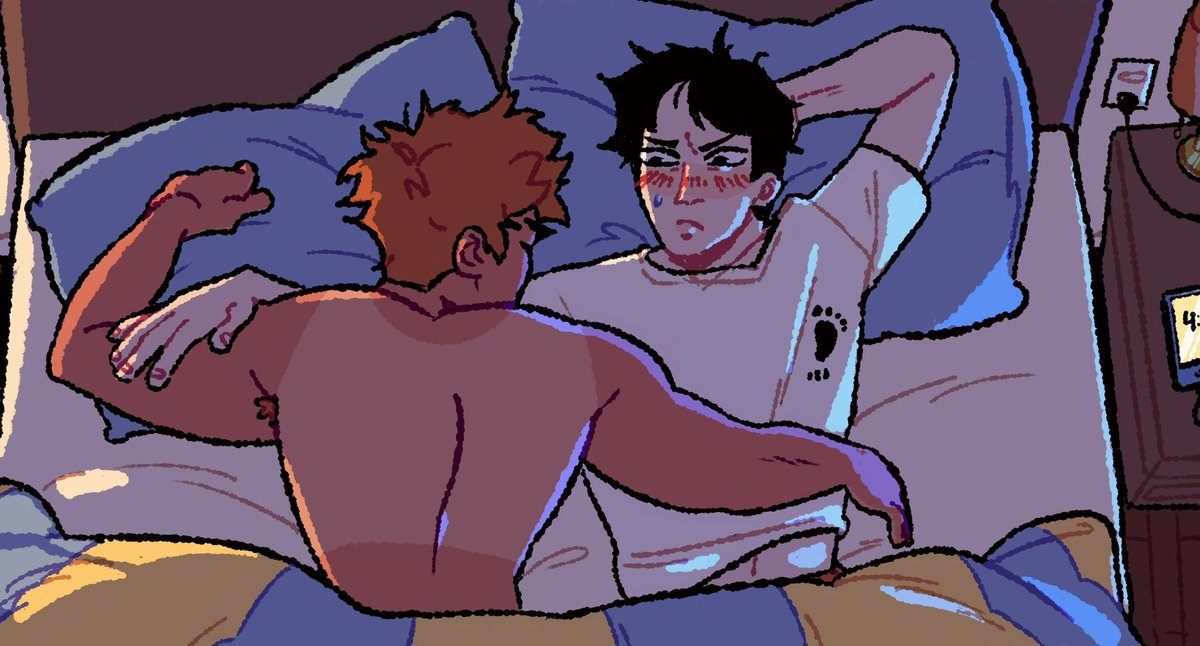 #KageHinaFest Day 2: Only One Bed 🫣