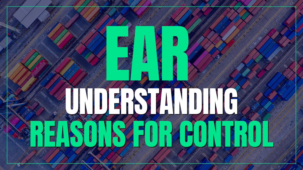 DavidMarkNoah's tweet image. When exporting under the Export Administration Regulations (EAR), one of the first questions you need to answer is: Why does your export need a license? These “reasons for control” are key to determining your licensing requirements.

hubs.ly/Q03GKP1Z0

#EAR #exportlicense