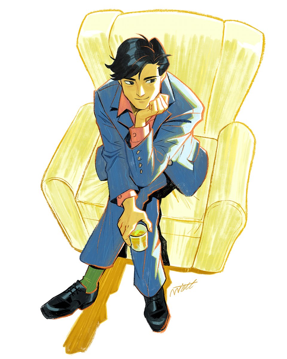 The luxury of silence.
#miacat #artwork #sofa