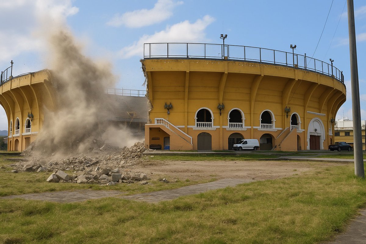 1/🧵 Se planea la demolición de la Monumental Plaza de Toros de Quito, y el Cabildo cívico se opone. 🙄 ¿Por qué? Vamos paso a paso.⬇