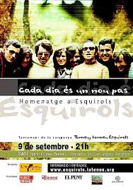 Avui fa 20 anys que amb l'<a href="/alfonsnic/">Alfons Nonell-Canals 🎗</a> vam organitzar un concert d'homenatge a Esquirols (Cada dia és un nou pas), al <a href="/sat_teatre/">SAT! Sant Andreu Teatre</a>, amb totes les entrades exhaurides i molta emoció. Costarà d'oblidar. 

Dies abans, <a href="/enderrock/">Enderrock</a> en parlava així:
enderrock.cat/noticia/878/es…