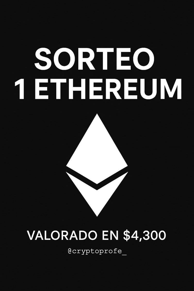 🎁 SORTEO 1 ETHEREUM $ETH (+4,300$) 💰

Para participar:

- DALE LIKE A ESTE POST ❤️
- INSCRÍBETE GRATIS EN NUESTRA FORMACIÓN: cryptoprofe.com/semanax

El sorteo se realizará en directo el 17 de septiembre. Mucha suerte a todos! 🍀