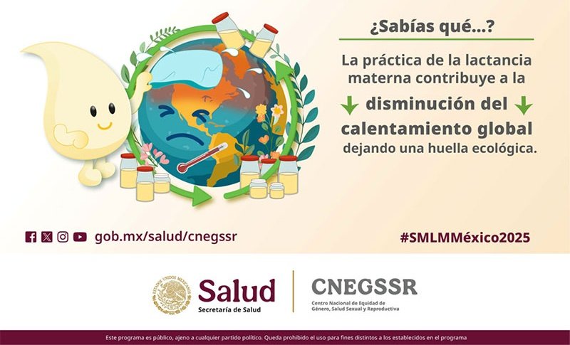 En esta #snsp2025 te recordamos la importancia de prácticar la lactancia materna