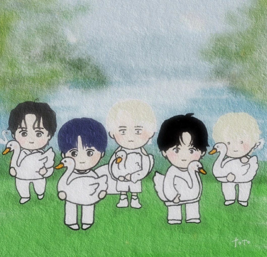 #TOMORROW_X_TOGETHER #투모로우바이투게더 #TXT 🦢 🦢🦢🦢🦢🩷
#TXT_Starkissed #Starkissed   
🎨ᝰ✍︎*.ﾟ💕